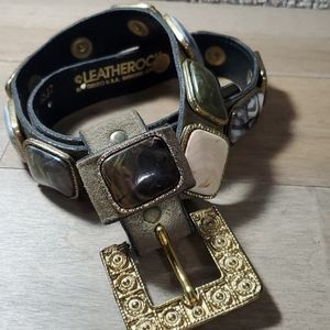 Vintage LEATHEROCK Suede Belt